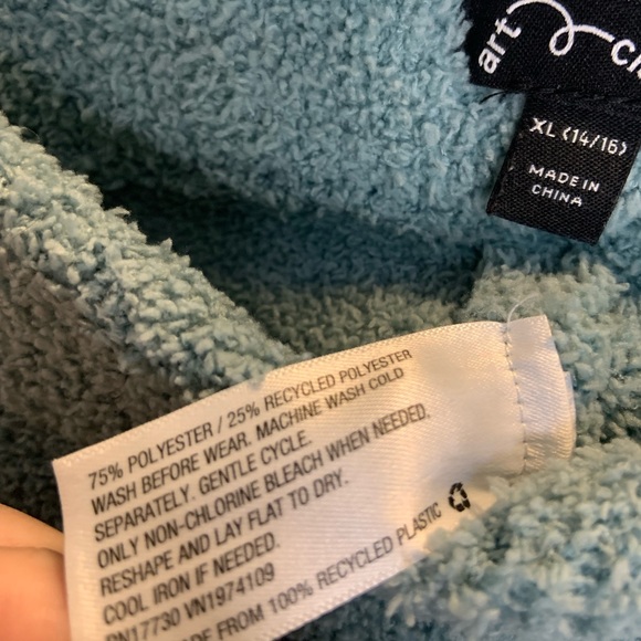 Art Class Target Teal Blue Sherpa Fleece Fit and Flare Mid Rise Lounge Pants - Picture 7 of 8